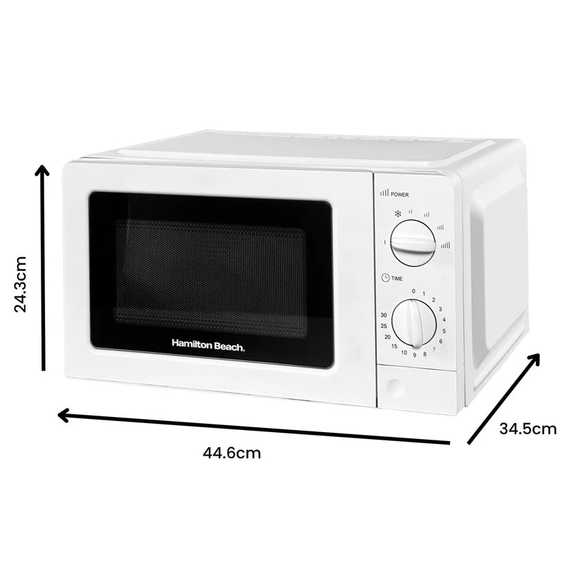 Hamilton Beach HB70T20W 700W 20 Litre Microwave in White