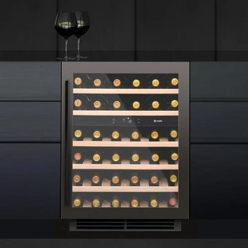 Caple WI635GM 60cm Dual Zone Wine Cooler - Gunmetal