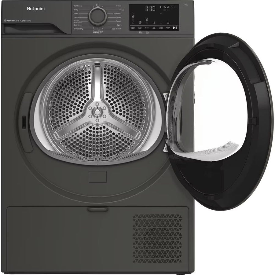Hotpoint CHD93MGGUK 9kg Heat Pump Tumble Dryer - Graphite