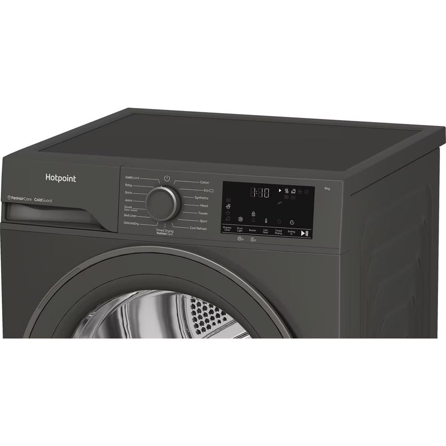 Hotpoint CHD93MGGUK 9kg Heat Pump Tumble Dryer - Graphite