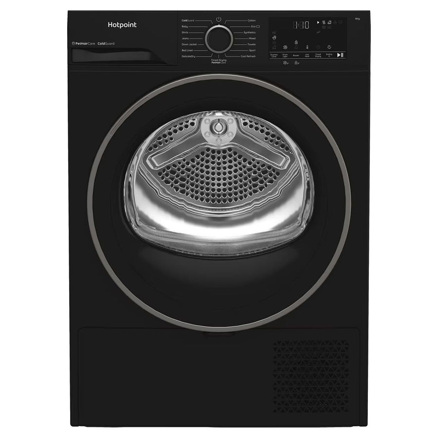 Hotpoint CHSD82MBBUK 8kg Heat Pump Tumble Dryer - Black