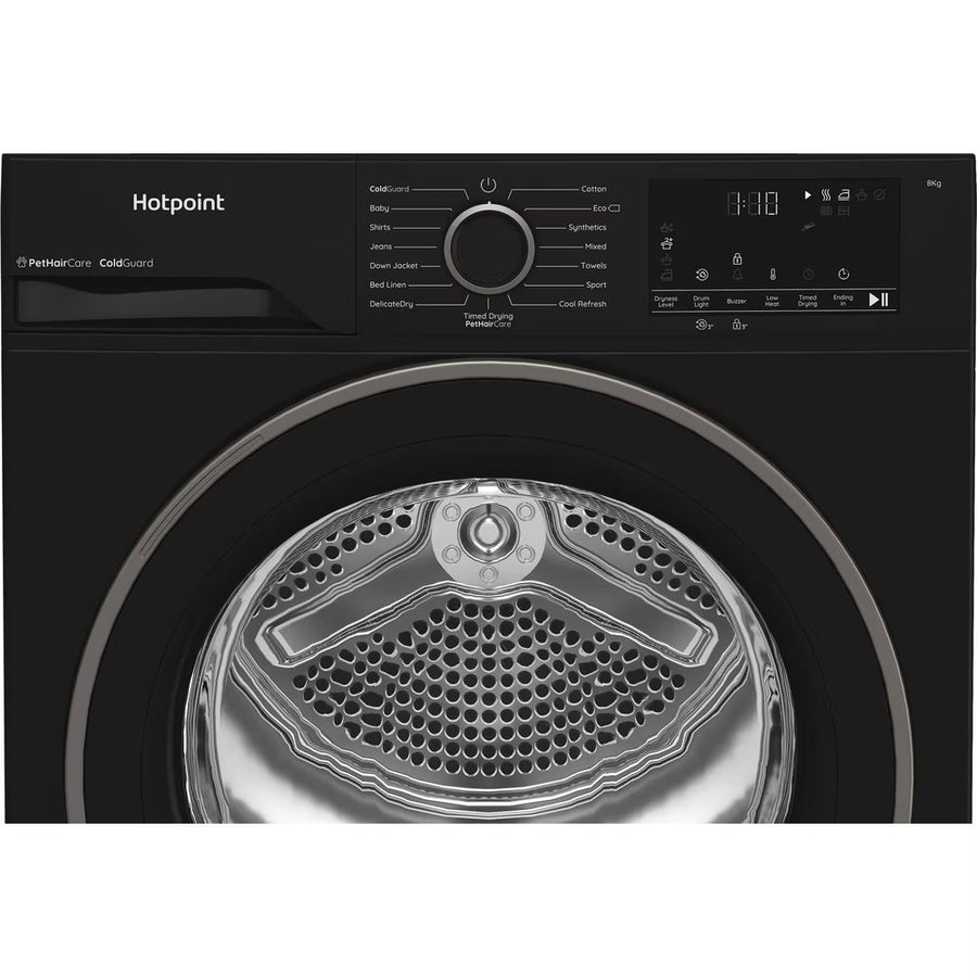 Hotpoint CHSD82MBBUK 8kg Heat Pump Tumble Dryer - Black