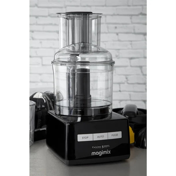 Magimix 18584 5200XL 3.6 Litre Food Processor - Black [12 Accessories]