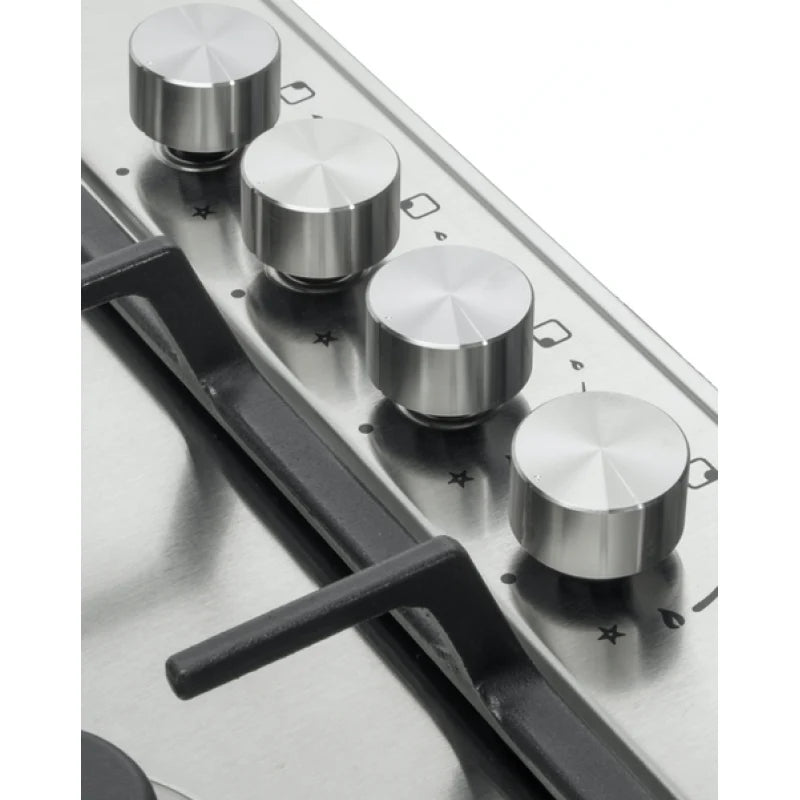 Culina UBGHFFJ60.1 60cm 4 Burner Gas Hob - Stainless Steel