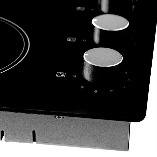 SIA CERH62BL 60cm ceramic hob with knobs