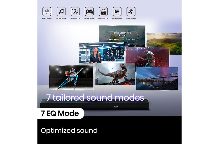 Hisense AX5100Q 5.1Ch Wireless Soundbar with Dolby Atmos