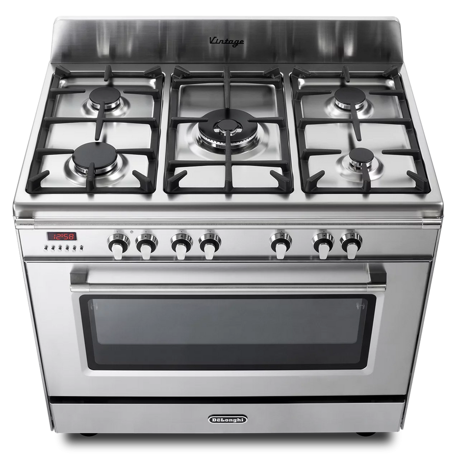 De'Longhi DVRS916DFSS 90cm Dual Fuel Range Cooker