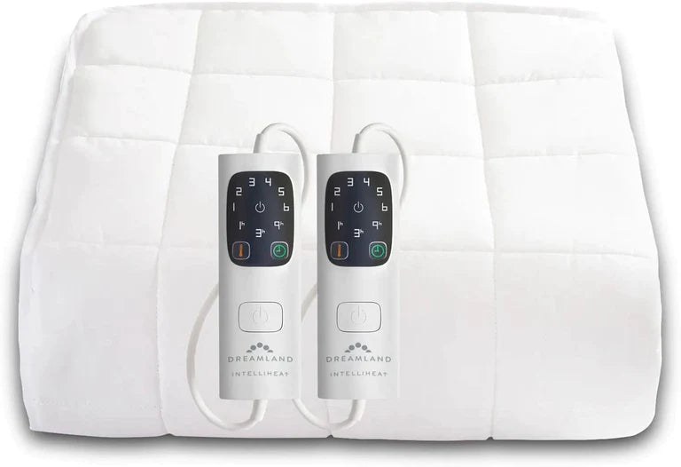 Dreamland 16890C Snowed in Super King Dual Control Organic Cotton Electric Blanket