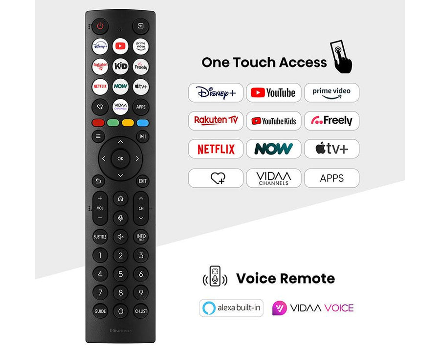 Hisense 43E7NQTUK 43'' QLED HDR UHD 4K Smart TV - [Free 5-Year Guarantee]