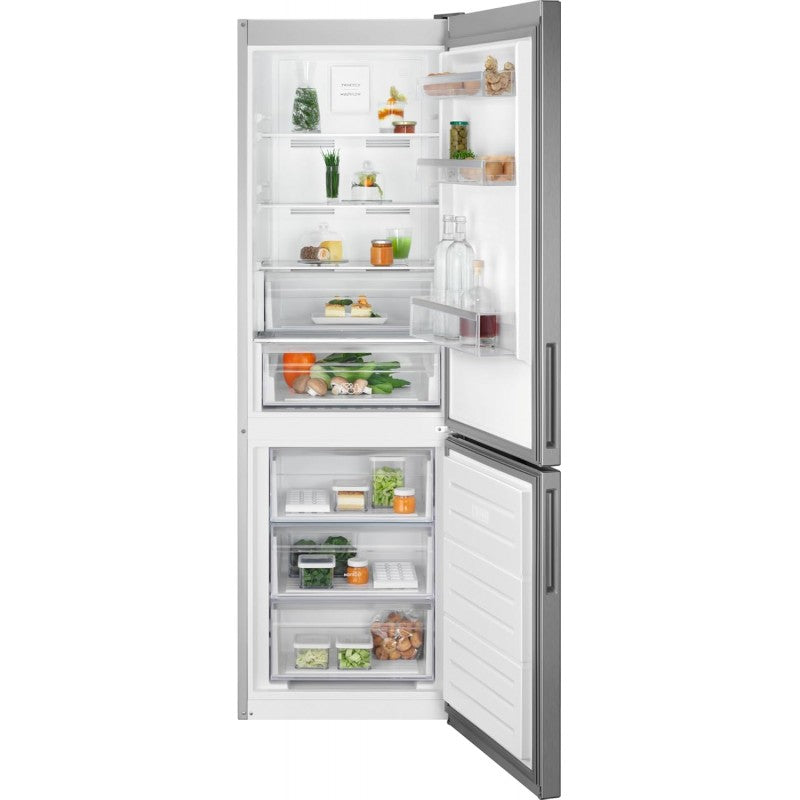 Electrolux LNT6ME32U2 60cm Frost Free Freestanding Fridge Freezer - Stainless Steel