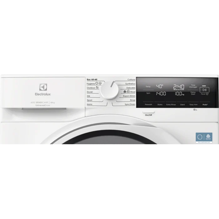 Electrolux EFI63142UD 600 SensiCare 10kg 1400rpm Washing Machine [5 YEAR P&L WARRANTY]