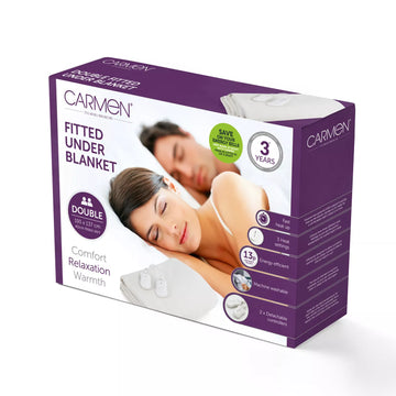 Carmen C81190 Double Electric Heated Under Blanket