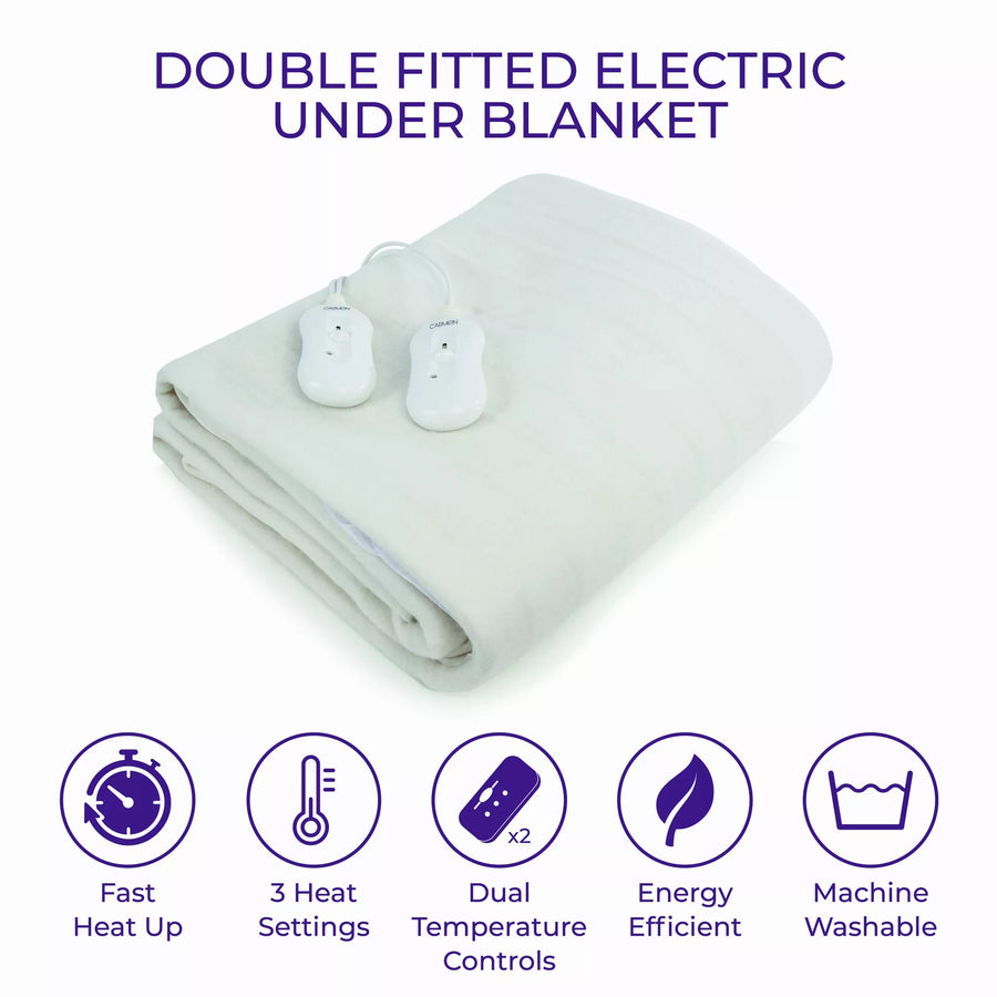 Carmen C81190 Double Electric Heated Under Blanket
