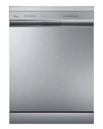 Midea MDWPF1233CS Full Size 12 Place Settings Dishwasher - Silver