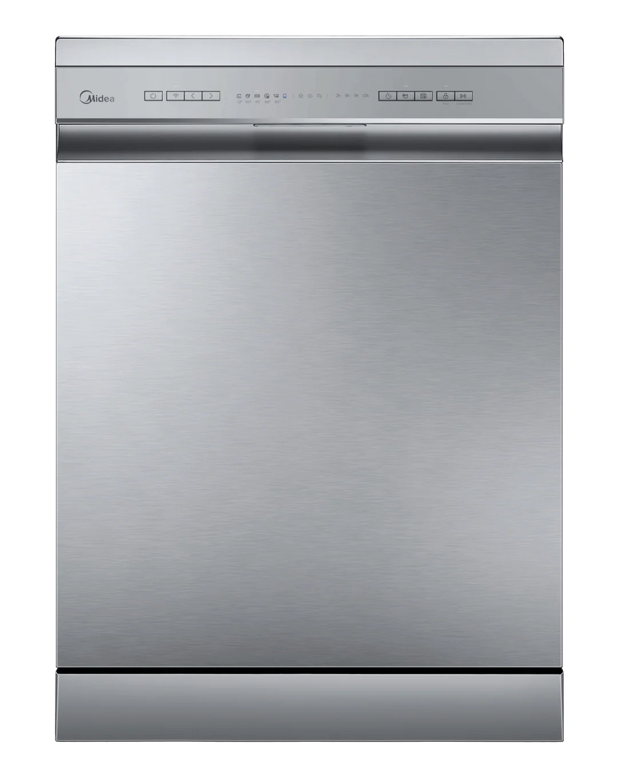 Midea MDWPF1233CS Full Size 12 Place Settings Dishwasher - Silver