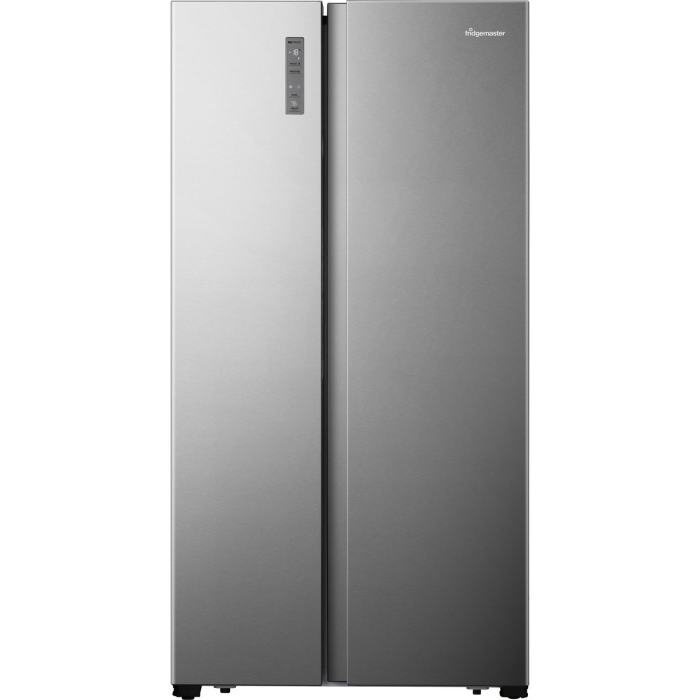 Fridgemaster MS91520ES Side-by-side American Fridge Freezer - Silver