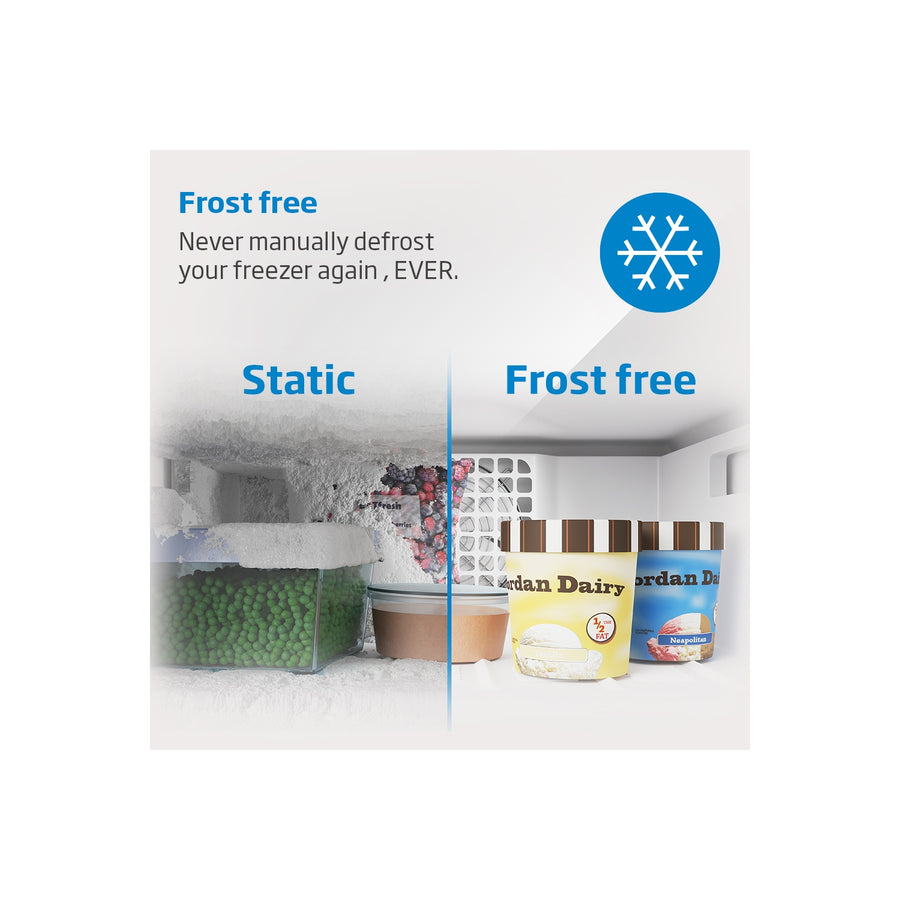 Beko CNG3582VW HarvestFresh™ Frost Free 50/50 Fridge Freezer - White