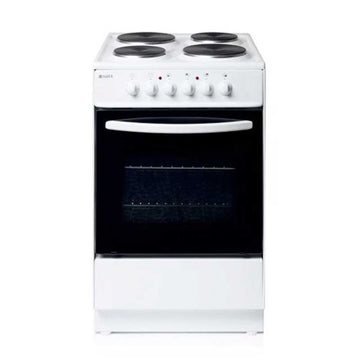 Haden HES60W 60cm Single Oven Electric Cooker With Solid plate Hob [2-Year parts & labour guarantee]