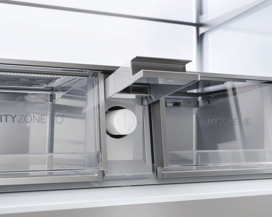 Haier HCR7918EIMP Cube Series Multi Door Platinum Plumbed American Fridge Freezer