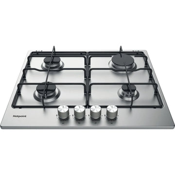 Hotpoint PPH60PFIXUK 60cm 4 ring Gas Hob - Stainless Steel