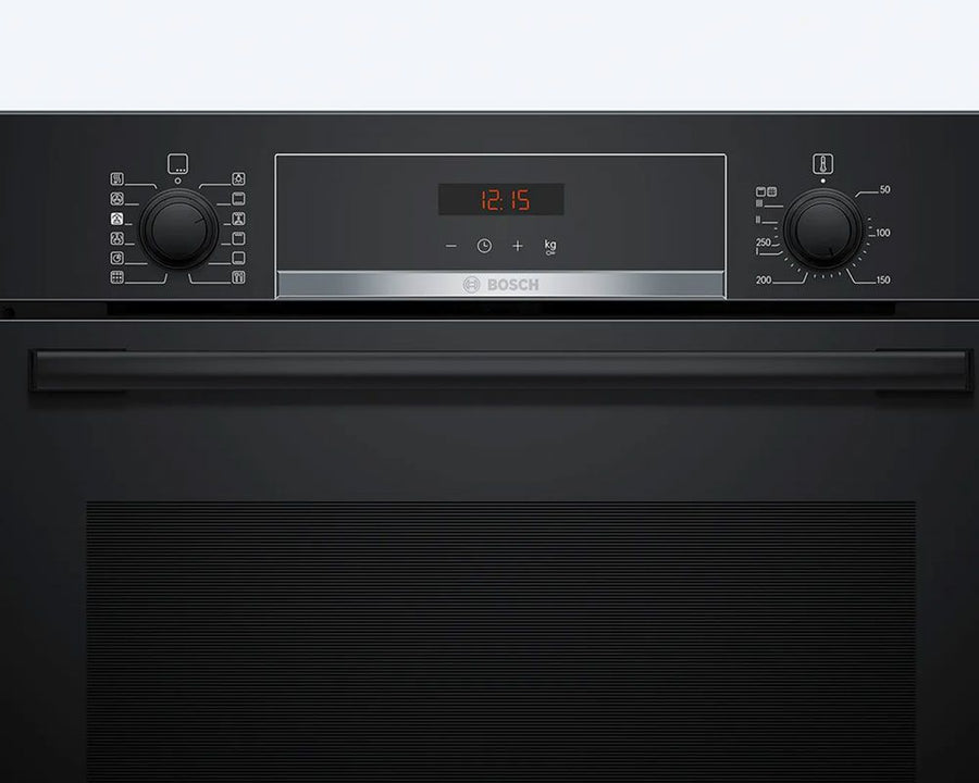 Bosch HQA574BB3B Series 4 Steam Pyrolytic cleaning built-in single oven - stainless steel [Free 5-year parts & labour guarantee]