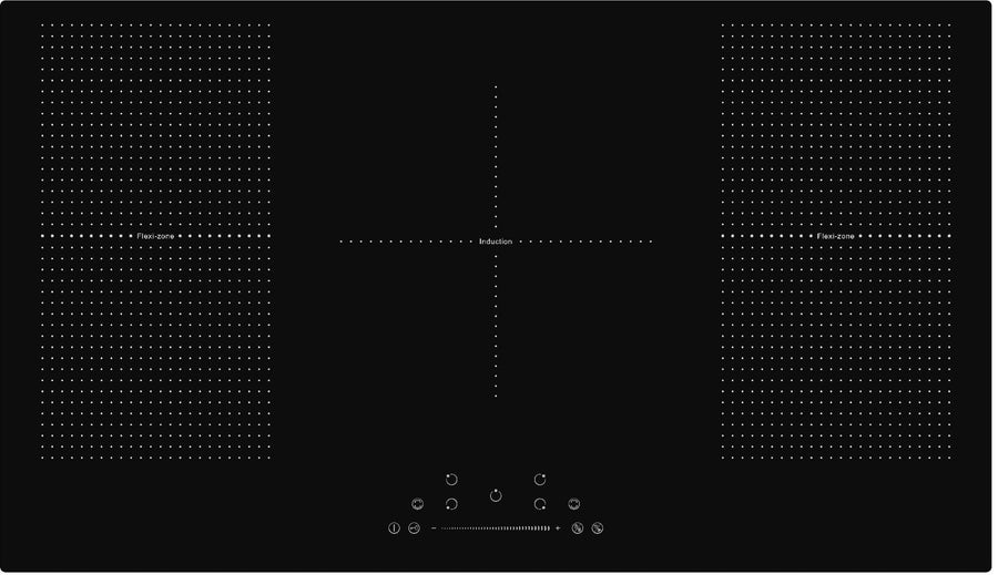 CATA ICONFLEX90F - 90cm Flexizone induction hob - 5 zones - Basil Knipe Electrics