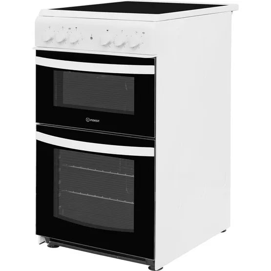 Indesit ID5V92KMW 50cm Ceramic Cooker - White