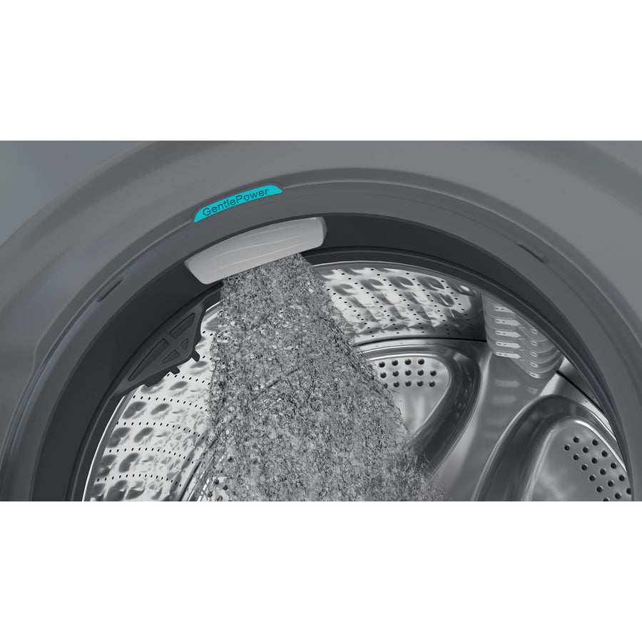 Hotpoint H8W946SBUK 9kg 1400 Spin Washing Machine - Silver [Free 5-year parts & labour guarantee]