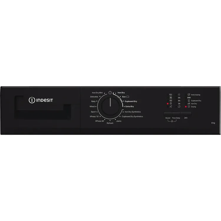 Indesit CYDC82BBGLUK 8kg Condenser Tumble Dryer - Black