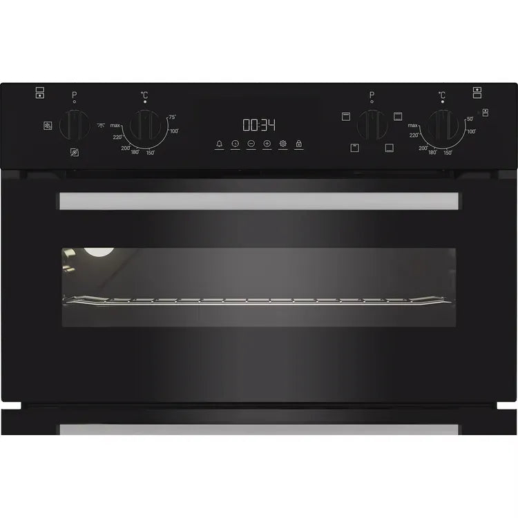Indesit DUI10DB built-under double oven - Black