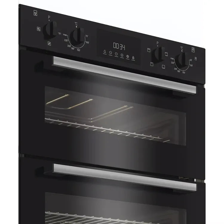 Indesit DUI10DB built-under double oven - Black