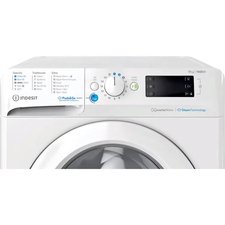 Indesit BWE111496XWVUK 11kg 1400rpm Washing Machine - White