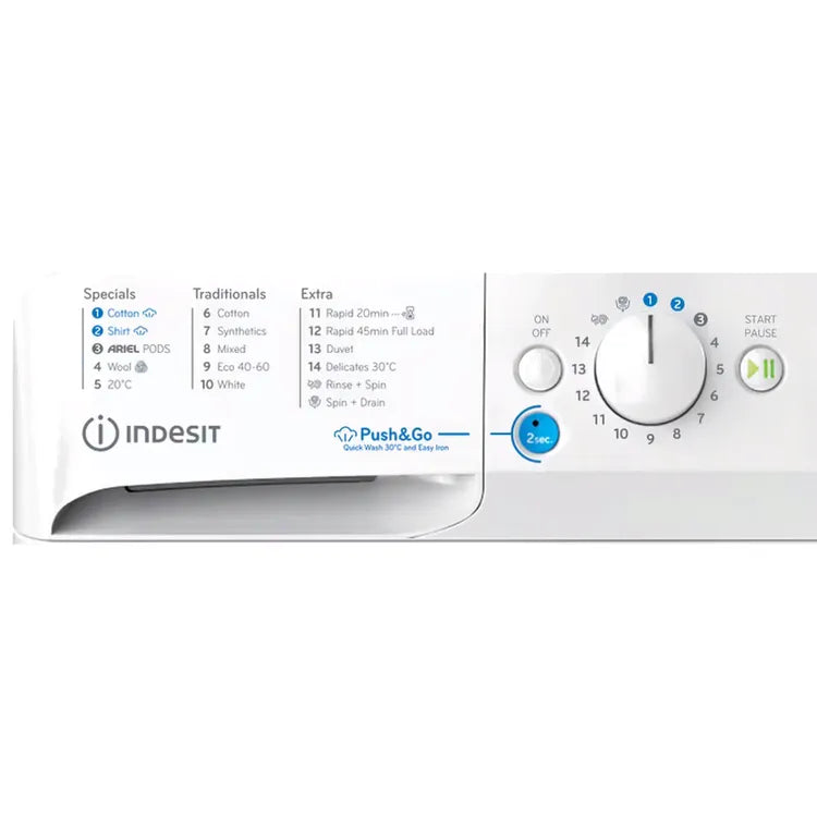 Indesit BWE111496XWVUK 11kg 1400rpm Washing Machine - White