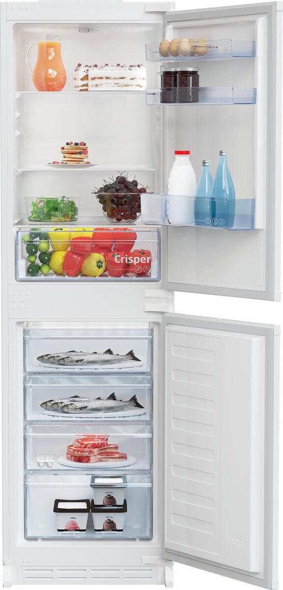 Beko BCSM450 Integrated 50/50 Fridge Freezer [Sliding door installation]