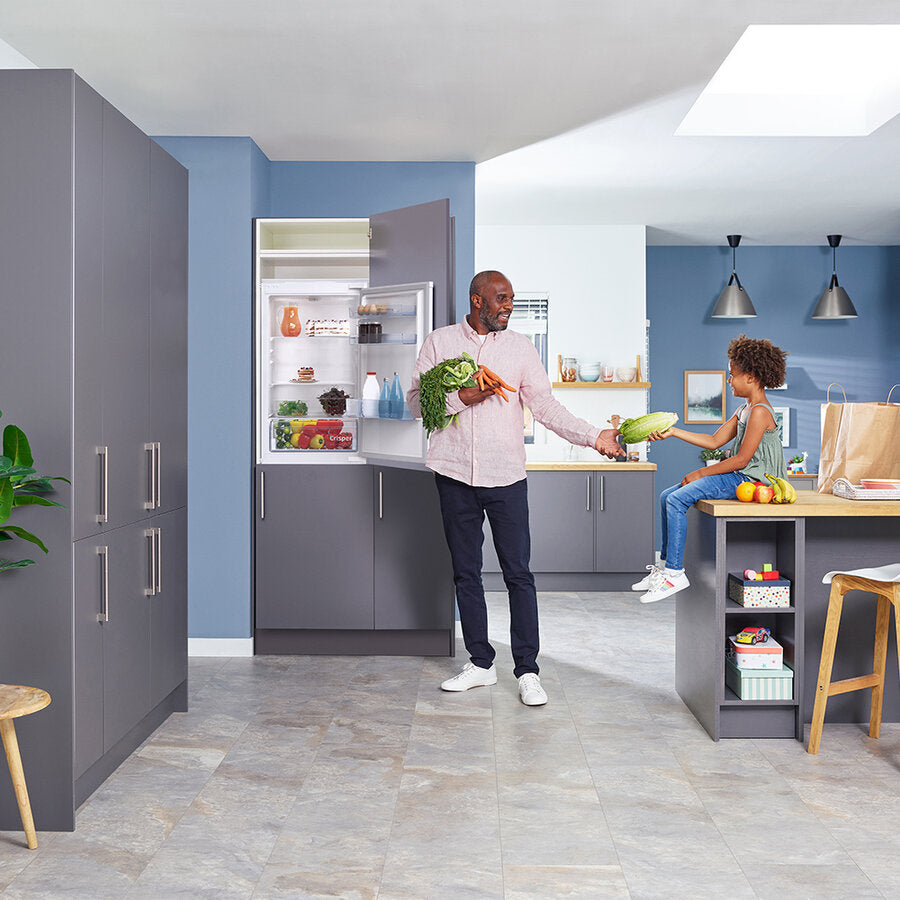 Beko BCSM450 Integrated 50/50 Fridge Freezer [Sliding door installation]