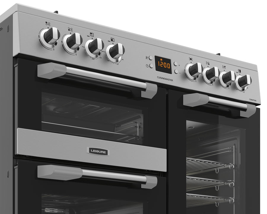 LEISURE Cuisinemaster CS90F530X Dual Fuel Range Cooker - Stainless Steel