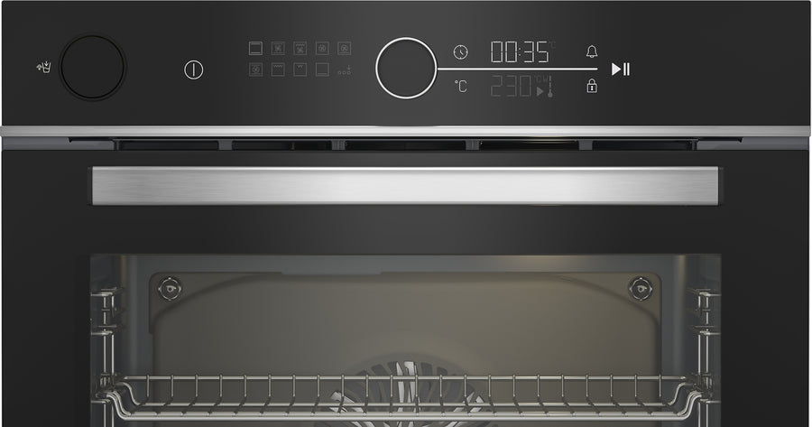 beko BBIS13400XC multifunction single oven in black 