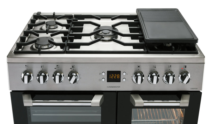LEISURE Cuisinemaster CS90F530X Dual Fuel Range Cooker - Stainless Steel