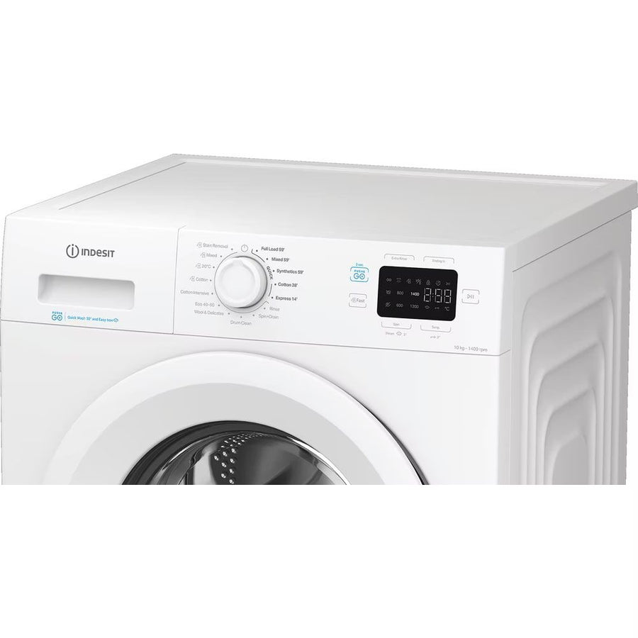 Indesit IP1046PUSHGOUK 10kg 1400rpm Push&Go Washing machine - white