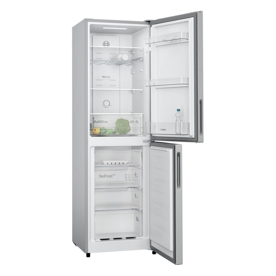 Bosch Series 2 KGN27NLEAG 50/50 Frost Free Fridge Freezer - Inox