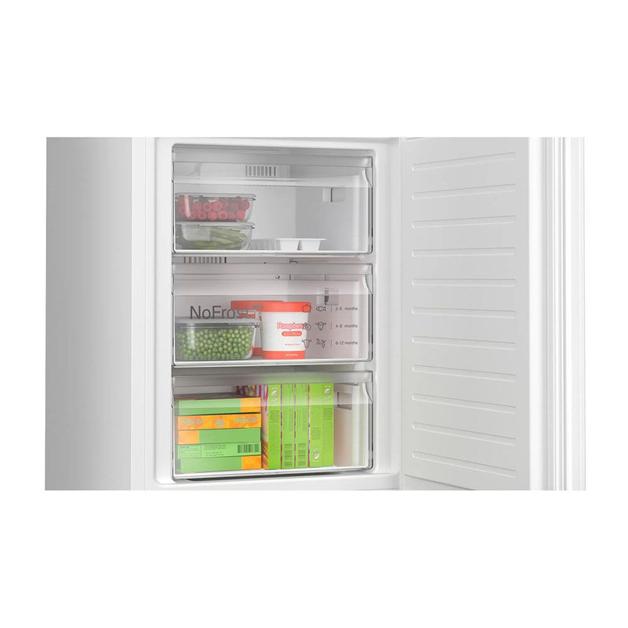 BOSCH Series 4 KGN392WDFG 70/30 Frost Free Fridge Freezer - White [Free 5-year parts & labour guarantee]