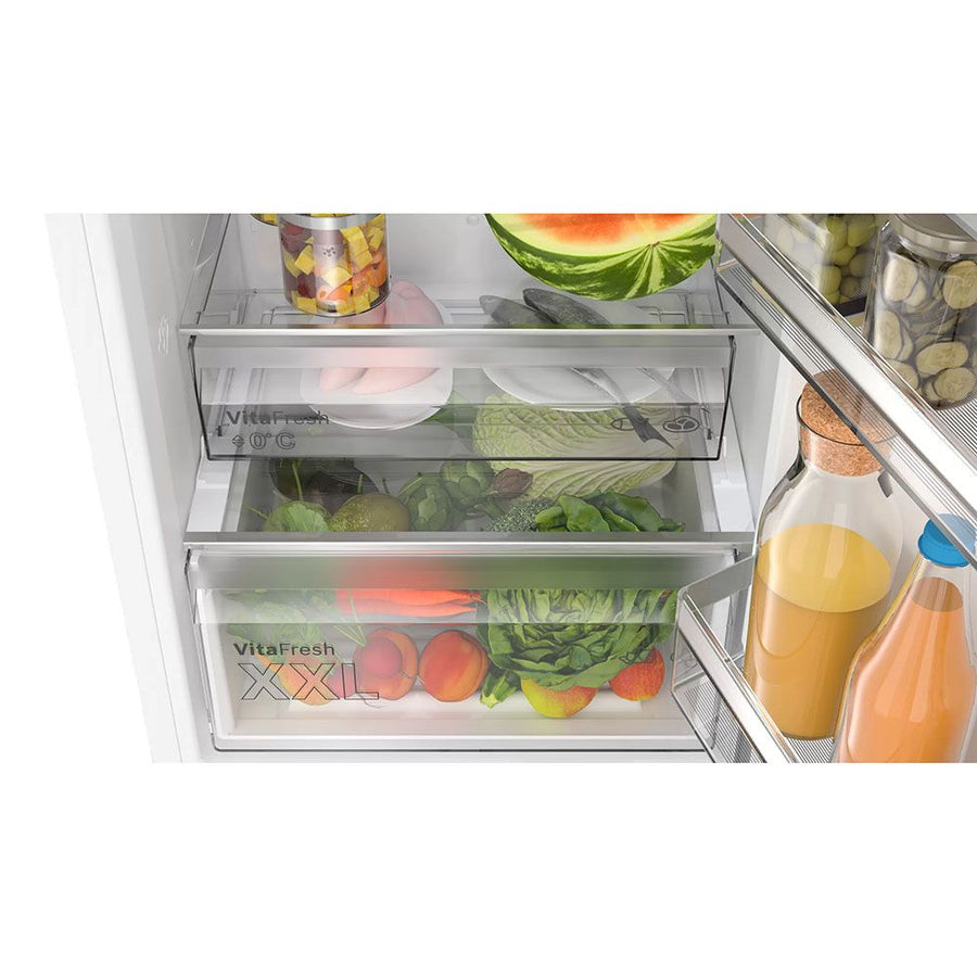 BOSCH Series 4 KGN392WDFG 70/30 Frost Free Fridge Freezer - White [Free 5-year parts & labour guarantee]