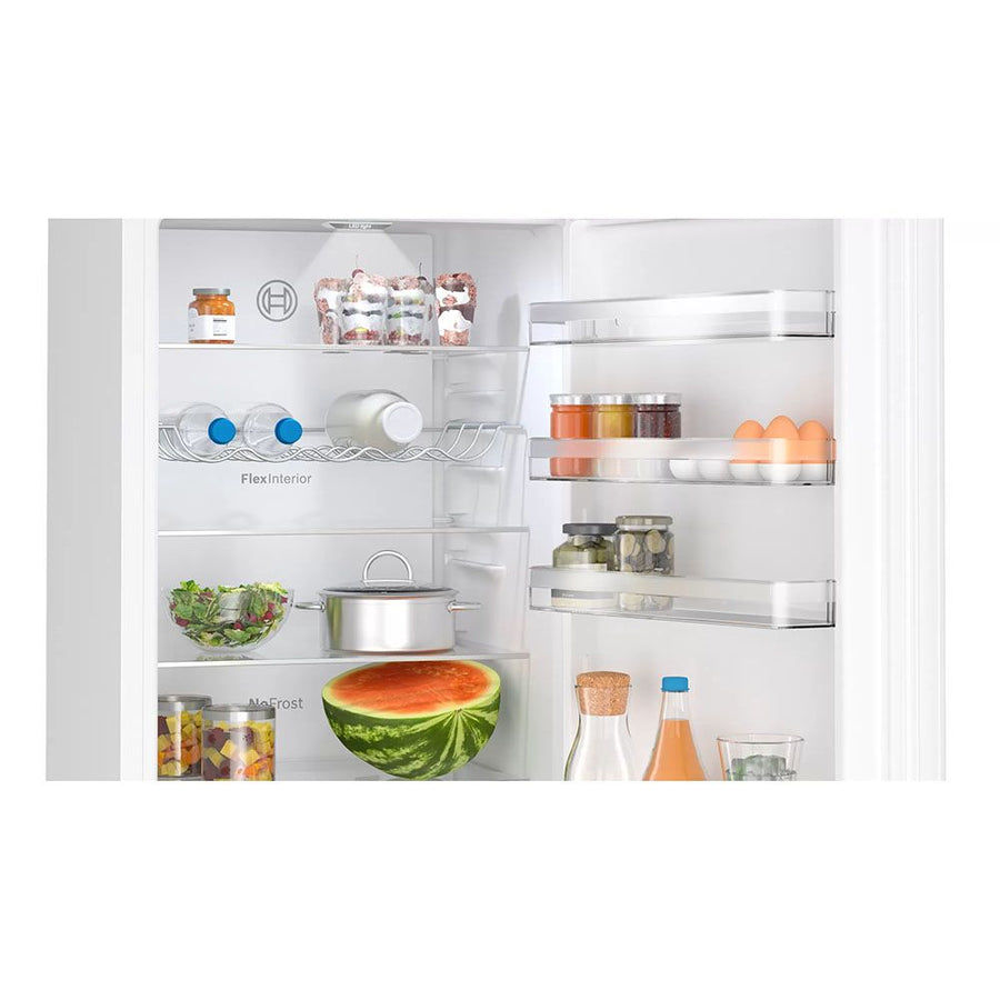 BOSCH Series 4 KGN392WDFG 70/30 Frost Free Fridge Freezer - White [Free 5-year parts & labour guarantee]