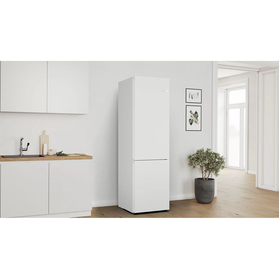 BOSCH Series 4 KGN392WDFG 70/30 Frost Free Fridge Freezer - White [Free 5-year parts & labour guarantee]
