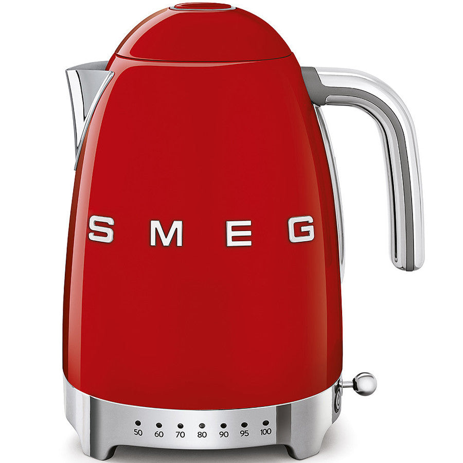 Smeg KLF04RDUK Variable temperature 50s style kettle - Red