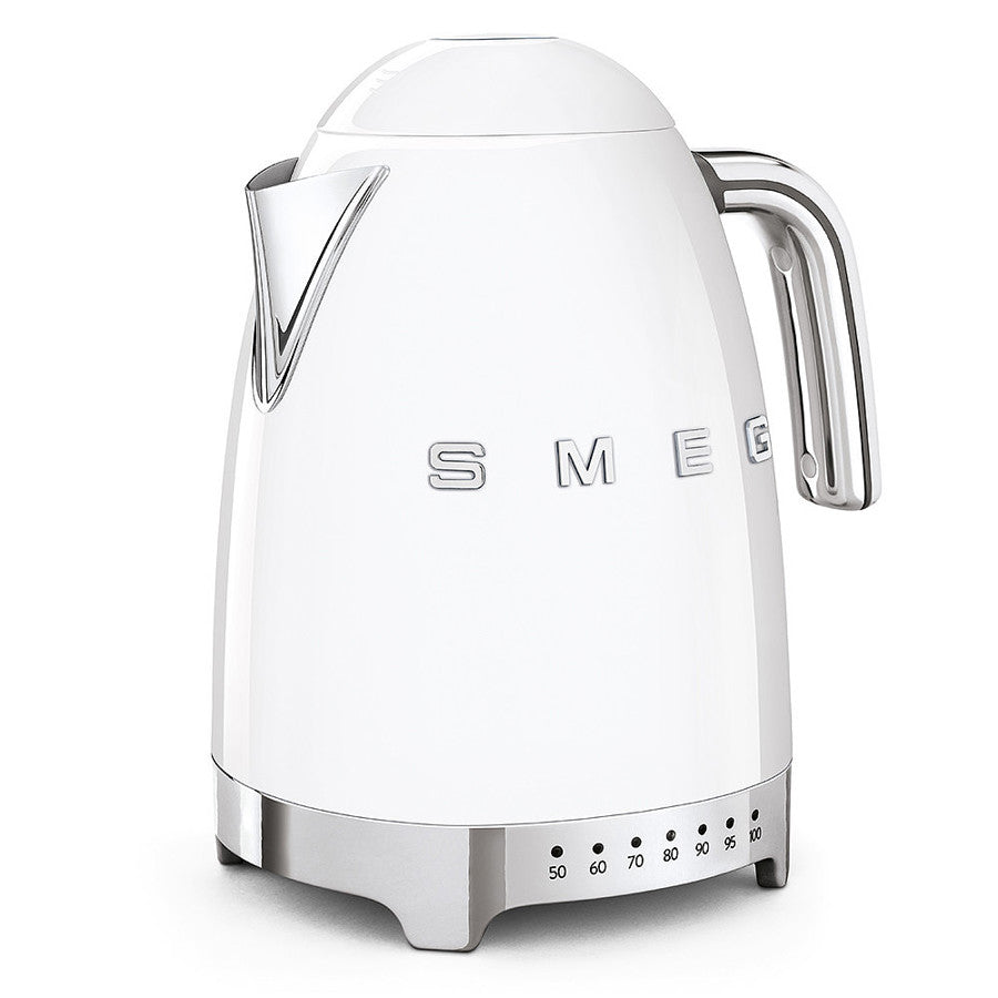 Smeg KLF04WHUK Variable temperature 50s style kettle - White