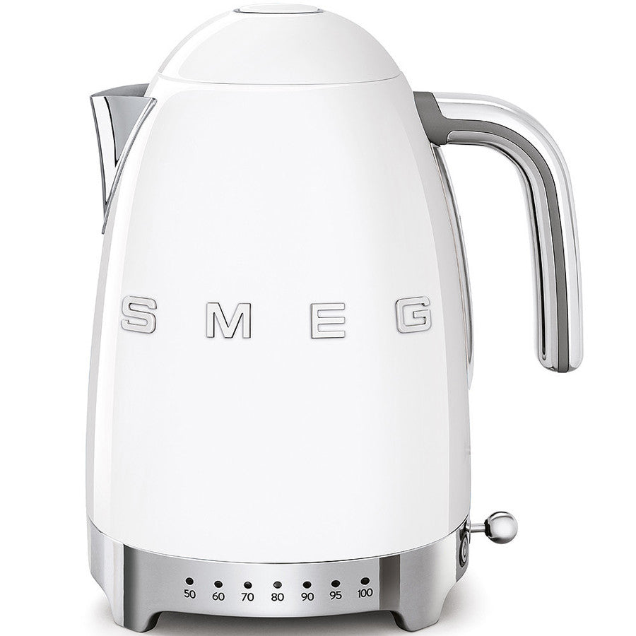 Smeg KLF04WHUK Variable temperature 50s style kettle - White