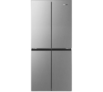 Hisense RQ563N4SI2 PureFlat Frost Free Fridge Freezer - Steel