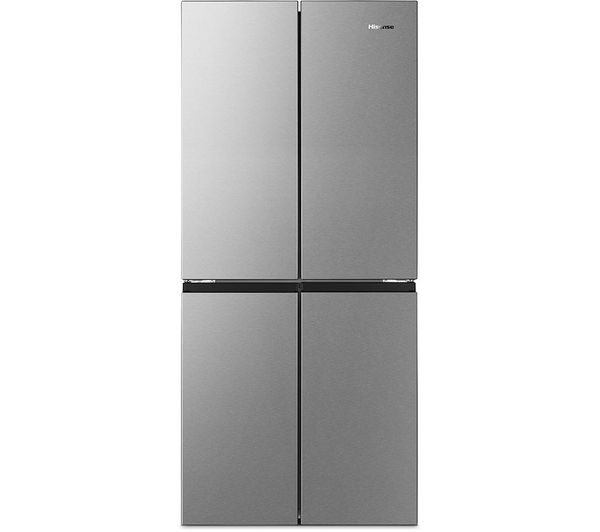 Hisense RQ563N4SI2 PureFlat Frost Free Fridge Freezer - Steel