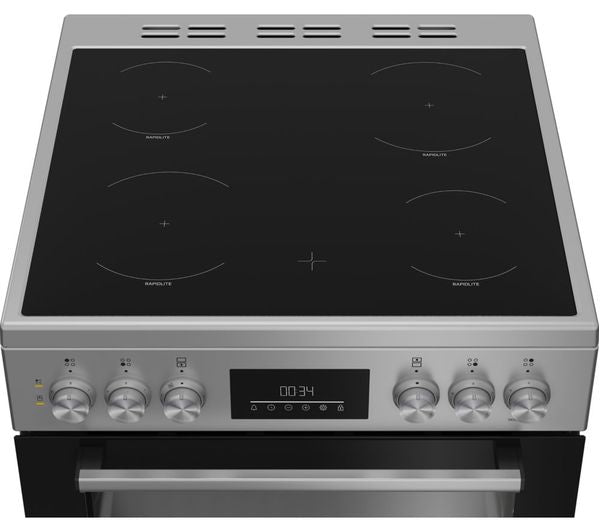 Beko FDC6731S AeroPerfect 60cm Ceramic Cooker - Silver